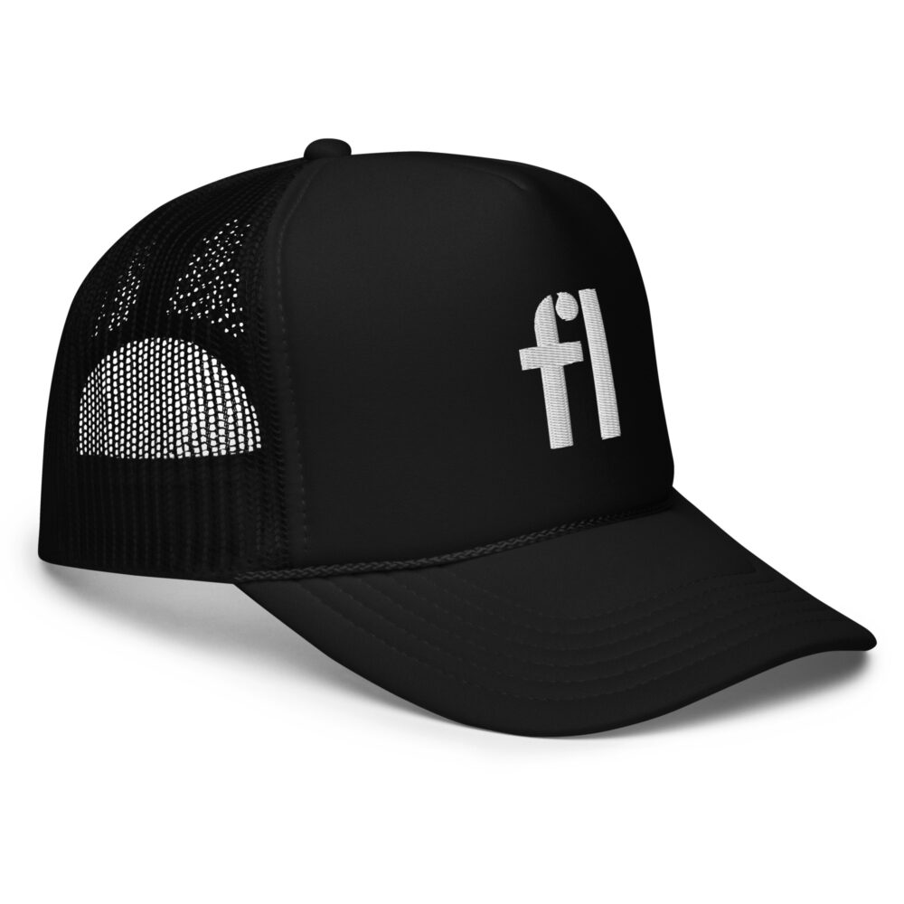 FL Foam Trucker Hat (Black) - Image 2