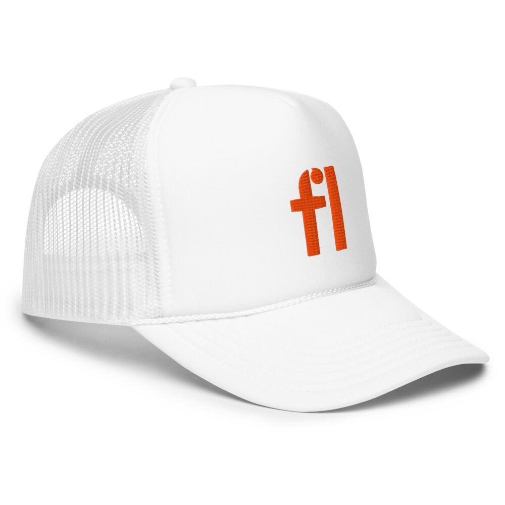 FL Foam Trucker Hat (White) - Image 2