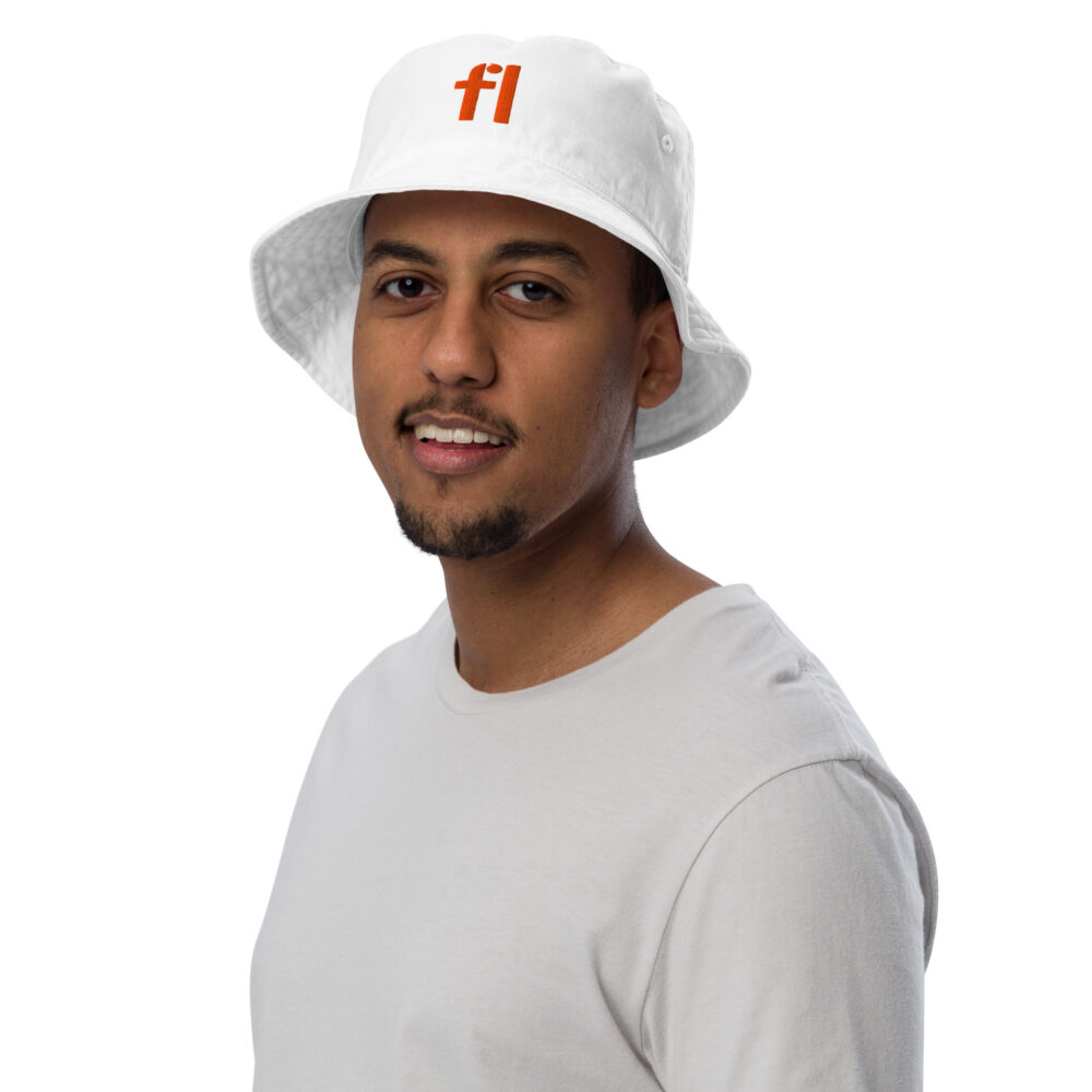 FL Organic Bucket Hat (White) - Image 4