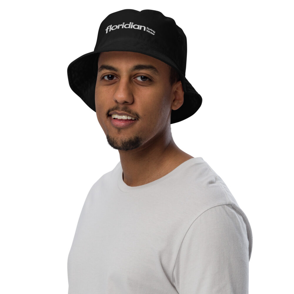 Organic Bucket Hat (Black) - Image 4