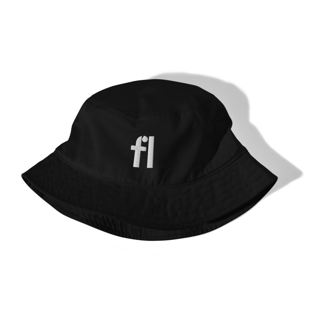 FL Organic Bucket Hat (Black) - Image 2