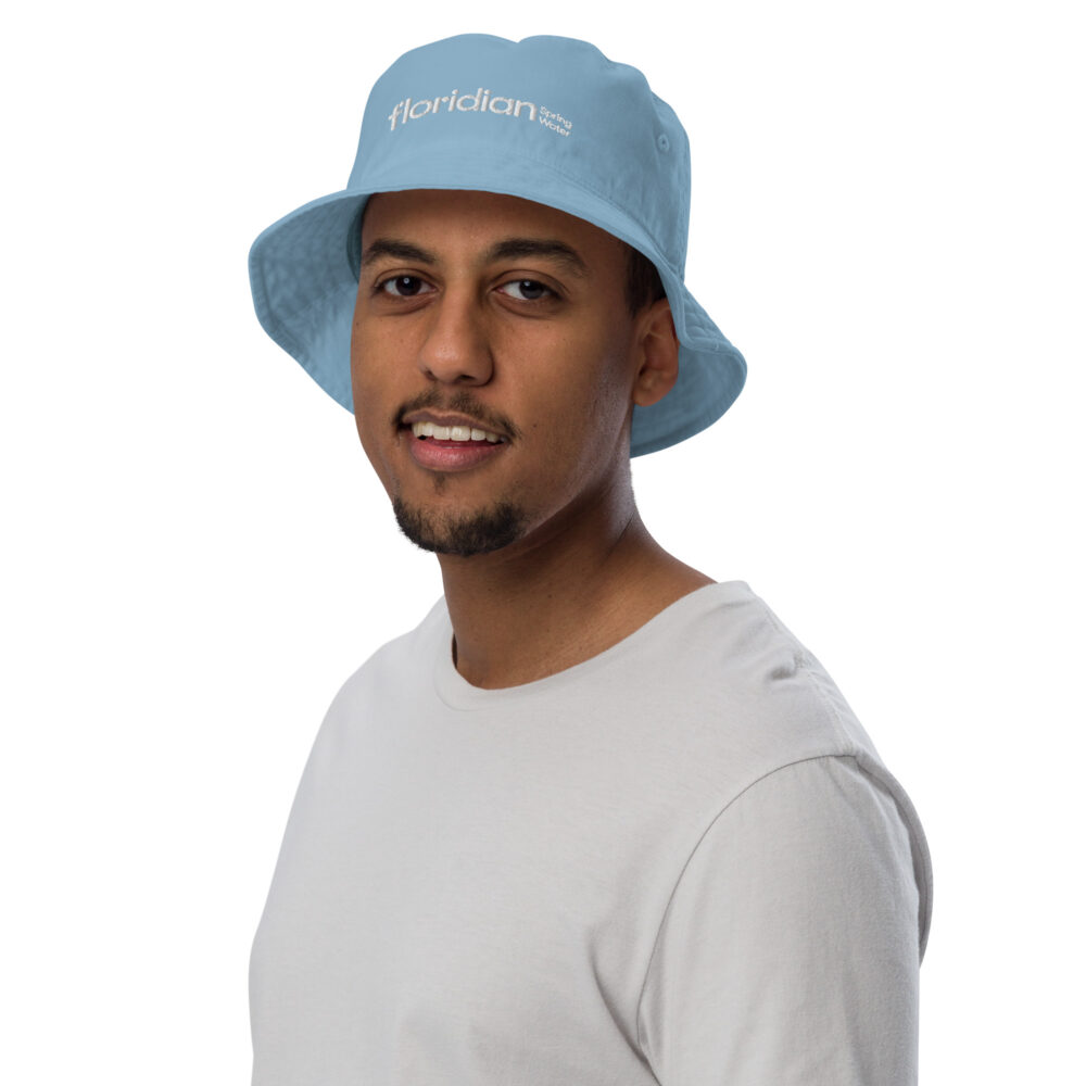 Organic Bucket Hat (Blue) - Image 4